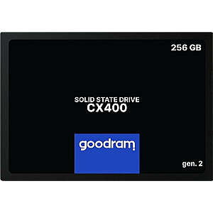 GoodRam CX400 Gen.2 256 GB 2,5 collu SATA III SSD (SSDPR-CX400-256-G2)