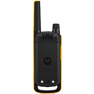 Motorola Talkabout T82 Extreme Quad Pack divvirzienu radio 16 kanālu melns, oranžs