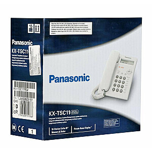 Panasonic KX-TSC11 DECT tālrunis Balts zvanītāja ID