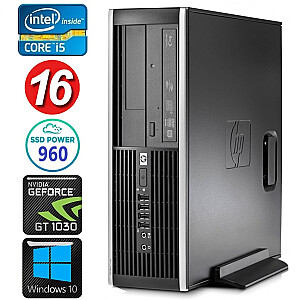 Персональный компьютер HP 8100 Elite SFF i5-750 16 ГБ 960SSD GT1030 2 ГБ DVD WIN10
