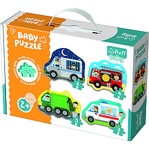 TREFL Пазл для малышей Автомобили и профессии