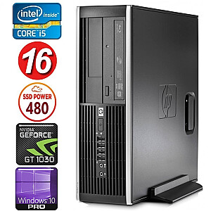 Персональный компьютер HP 8100 Elite SFF i5-750 16 ГБ 480SSD GT1030 2 ГБ DVD WIN10Pro