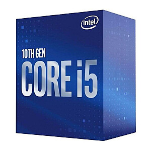 Процессор INTEL Core i5 i5-10400 Comet Lake 2900 МГц, 6 ядер, 12 МБ, разъем LGA1200, 65 Вт, графический процессор UHD 630 BOX BX8070110400SRH3C