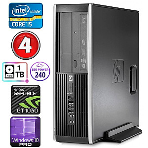 Personālais dators HP 8100 Elite SFF i5-750 4GB 240SSD+1TB GT1030 2GB DVD WIN10Pro