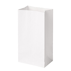Papīra maisiņš Kapel balts 13x8x24 cm 10gab. 322256