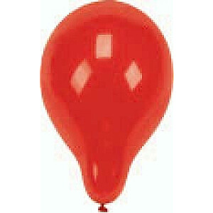 Baloni D25cm sarkani, 10gab., 0.038 kg / iepak., Pap Star