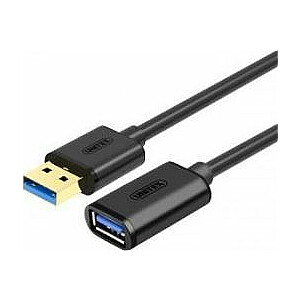 USB Кабель Unitek USB-A - USB-A 2 м Черный (Y-C459GBK)