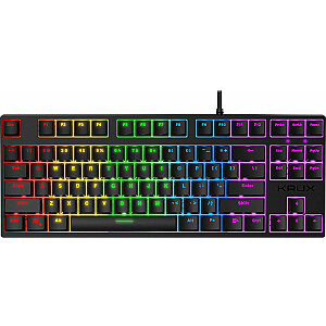 Красная клавиатура Krux Atax RGB TKL Outemu (KRX0043)