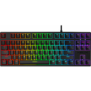 Красная клавиатура Krux Atax PRO RGB TKL Outemu (KRX0040)