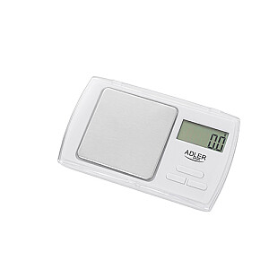Кухонные весы Adler AD 3161 White Rectangle Электронные персональные весы