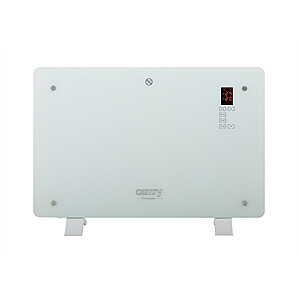 Camry CR 7721 Convection glass heater LCD with remote control, 1500 W, Number of power levels 2, White