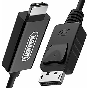 Unitek DisplayPort — HDMI kabelis 1,8 m melns (Y-5118CA BOX)