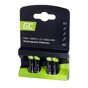 Mājsaimniecības akumulators Green Cell GR03 Niķeļa metāla hidrīda (NiMH) AAA akumulators