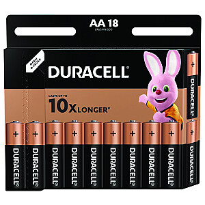 Sārma baterijas DURACELL AA/LR6 18 gab.