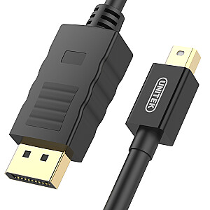 Unitek DisplayPort Mini — кабель DisplayPort 2 м, черный (Y-C611BK)