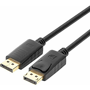 Unitek DisplayPort — DisplayPort kabelis 5 m, melns (Y-C610BK)