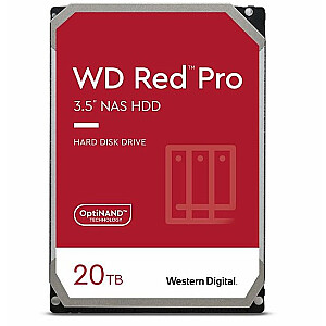 Жесткий диск HDD Western Digital WD Red Pro 20 ТБ WD201KFGX