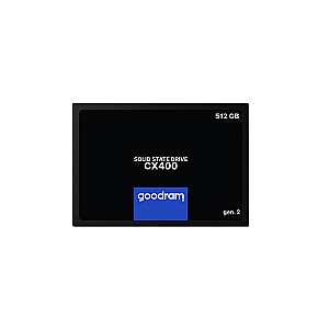 Goodram CX400 gen.2 2,5 дюйма 512 ГБ Serial ATA III 3D TLC NAND
