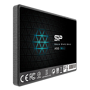 Silicon Power Ace A55 2,5 дюйма, 512 ГБ, Serial ATA III, 3D TLC