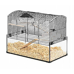 ZOLUX Cage Neo Panas Little со стеклянной кюветой, черный