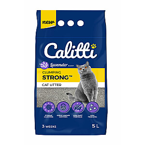 Calitti Strong Lavender - Бентонитовый наполнитель 5 л