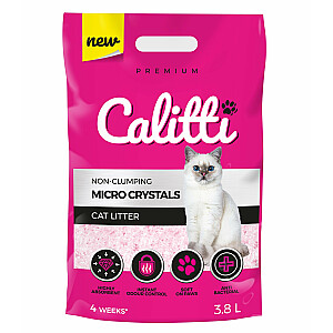 Calitti Micro Crystals - Silikona kaķu pakaiši 3,8 l