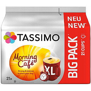 Jacobs Tassimo Morning Cafe Strong&Intense XL 21 kapsula