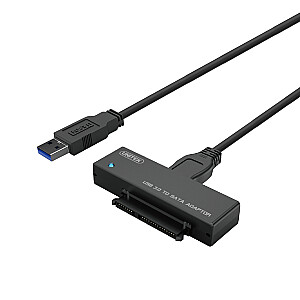 UNITEK Y-1039 USB 3.0 SATA dzimuma maiņas kabelis, melns
