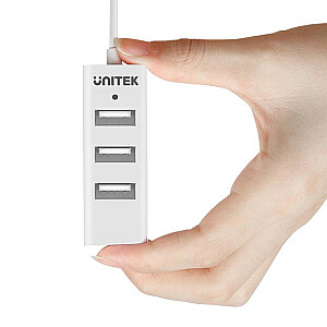 Концентратор интерфейса UNITEK Y-2146 USB 2.0 480 Мбит/с Белый