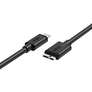 UNITEK Y-C475BK USB-кабель 1 м USB 3.2 Gen 1 (3.1 Gen 1) USB C Micro-USB B Черный