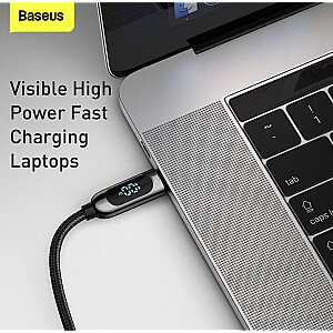 Baseus CATSK-B01 USB-кабель 1 м USB 2.0 USB C Черный