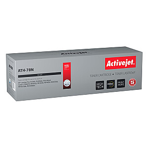 Activejet ATH-78N toneris HP printerim; HP 78A CE278A, Canon CGR-728 nomaiņa; Augstākā; 2500 lappuses; melns