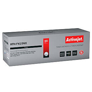 Activejet ATH-F410NX toneris HP printerim; HP 410X CF410X nomaiņa; Augstākā; 6500 lappuses; melns
