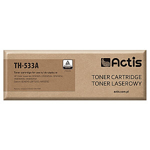 тонер Actis TH-533A для принтера HP; HP 304A CC533A, замена Canon CRG-718M; стандарт; 3000 страниц; пурпурный