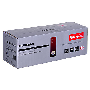 Activejet ATL-546BNXX tonera kasetne Lexmark printeriem; Rezerves Lexmark C546U1KG; Augstākā; 8000 lappušu; melns