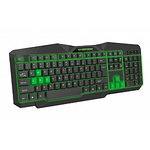 Esperanza EGK201G Игровая клавиатура с зеленой подсветкой RUS