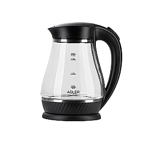 Электрический чайник Adler AD 1274 B 1,7 л Черный, Прозрачный 2200 Вт