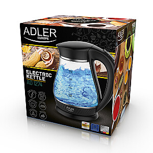 Электрический чайник Adler AD 1274 B 1,7 л Черный, Прозрачный 2200 Вт