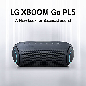 LG XBOOM Go PL5 stereo portatīvais skaļrunis, zils 20 W