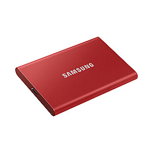 Samsung portatīvais SSD T7 500 GB sarkans