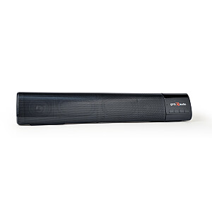 Soundbar Gembird SPK-BT-BAR400-01 Bluetooth, melns, 10 W