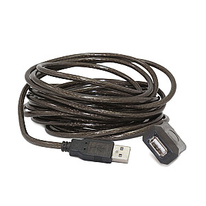 Gembird USB A/USB A M/F 10 м USB-кабель USB 2.0 Черный