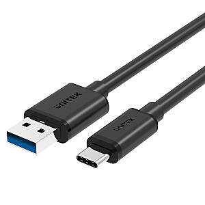 UNITEK Y-C474BK USB-кабель 1 м USB 3.2 Gen 1 (3.1 Gen 1) USB A USB C Черный