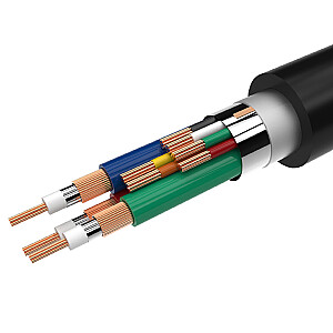 UNITEK Y-C504G VGA kabelis 3 m VGA (D-Sub) Melns