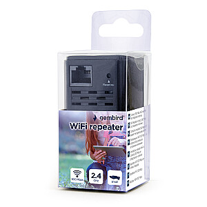Gembird WNP-RP300-03 Wi-Fi повторитель/усилитель сигнала 300 Мбит/с черный