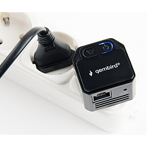 Gembird WNP-RP300-03 Wi-Fi повторитель/усилитель сигнала 300 Мбит/с черный