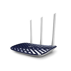 TP-LINK Archer C20 AC750 V4.0 Fast Ethernet bezvadu maršrutētājs divjoslu (2,4 GHz / 5 GHz) 4G Navy