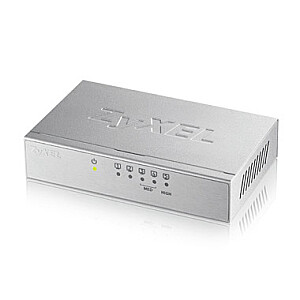 Zyxel GS-105B v3 Unmanaged L2+ Gigabit Ethernet (10/100/1000) Sudrabs