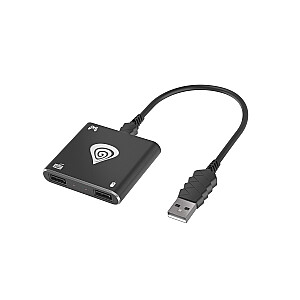 GENESIS TIN 200 USB Type-A 2xUSB Type-A Черный