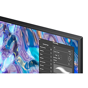Samsung LS27B610EQU 68,6 cm (27 collas) 2560 x 1440 pikseļi Quad HD IPS melns